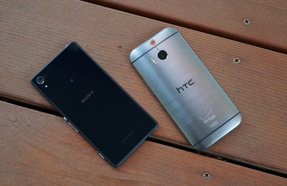 HTC One M8 và Sony Xperia Z2